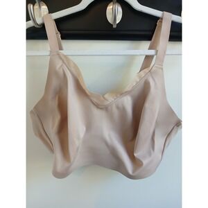 ThirdLove‎ 40E Beige T-Shirt Bra Adjustable Hook Eye Closure Comfort non padded